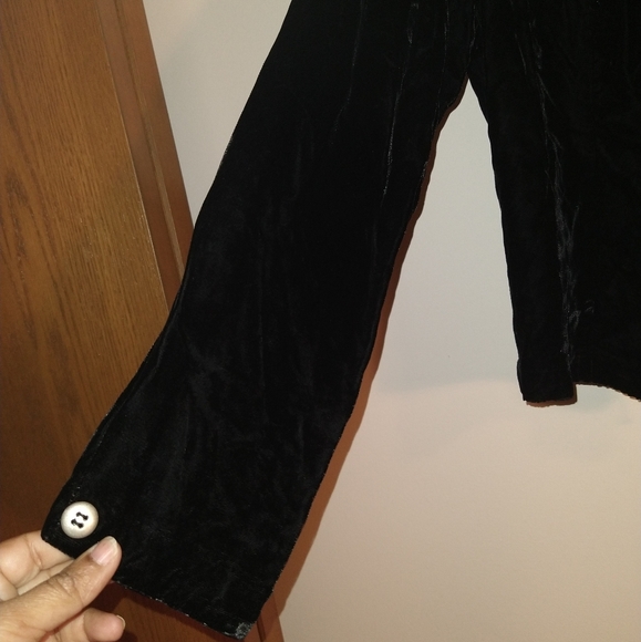 Coldwater creek velvet jacket - Picture 2 of 9